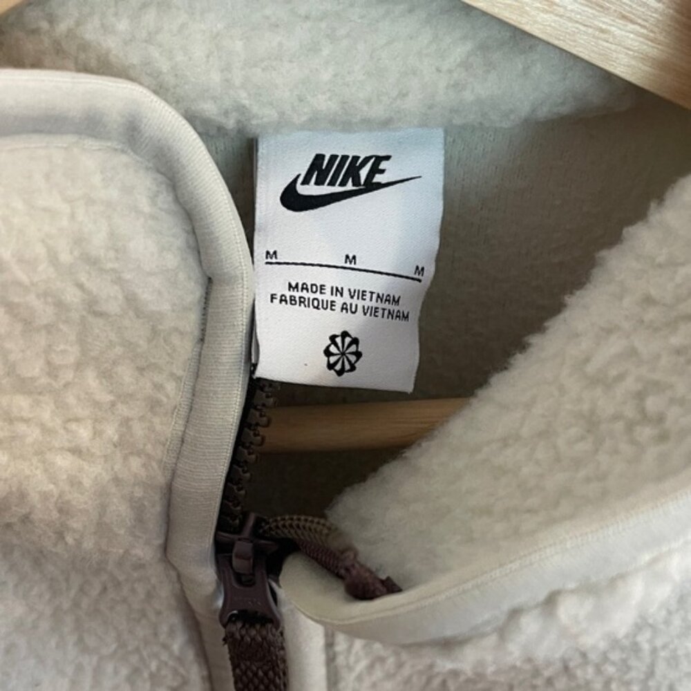 Nike Sportswear Sport Essentials Sherpa Fleece Full-Zip Jacket size M - Picture 4 of 6